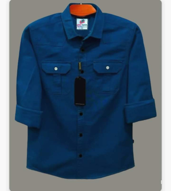 Fashionable casual shirt for men(pettrol)