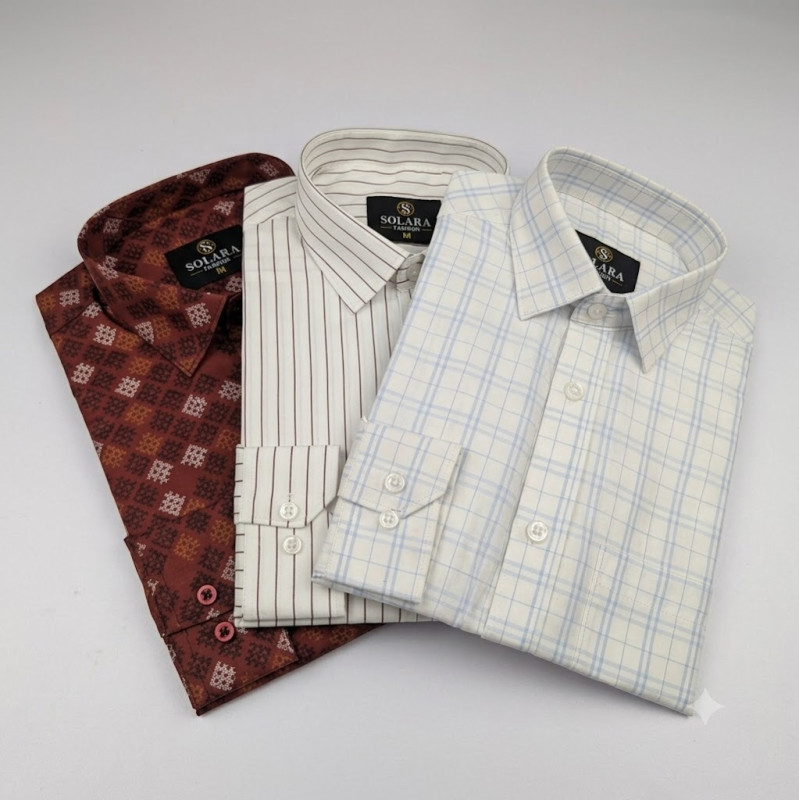 Premium Formal Shirt 3 Pcs Combo