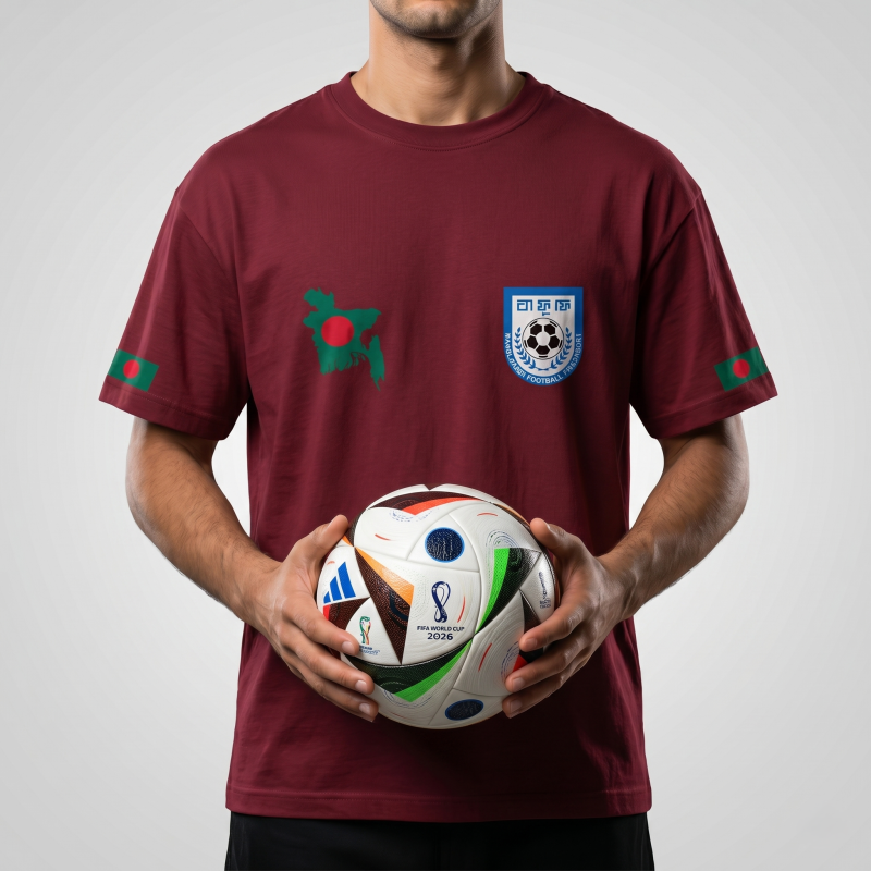 Bangladesh Football Edition Premium Drop-Shoulder