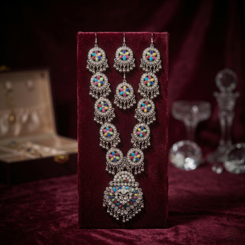 Necklace Set with Earrings for Women