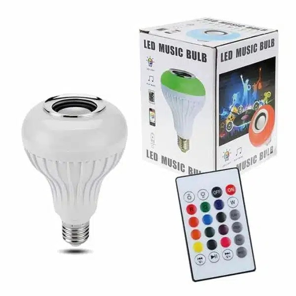 Smart Led Remote Control Bluetooth Speaker Music Bulb- AC 220V