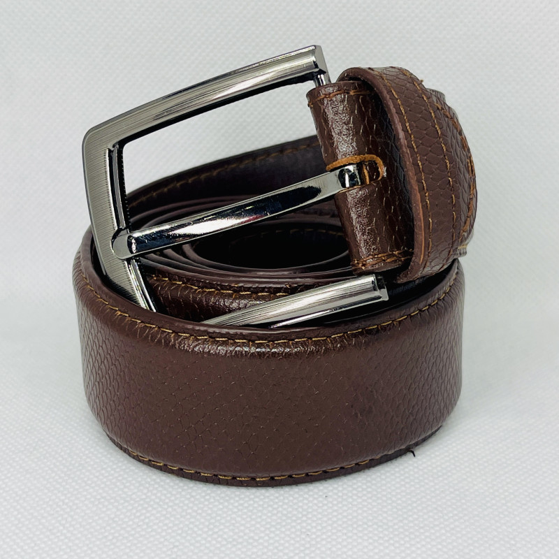 Leather belt for men