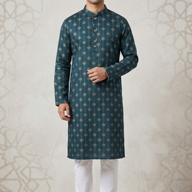 Afsan print Cotton Comfortable Panjabi With premium box