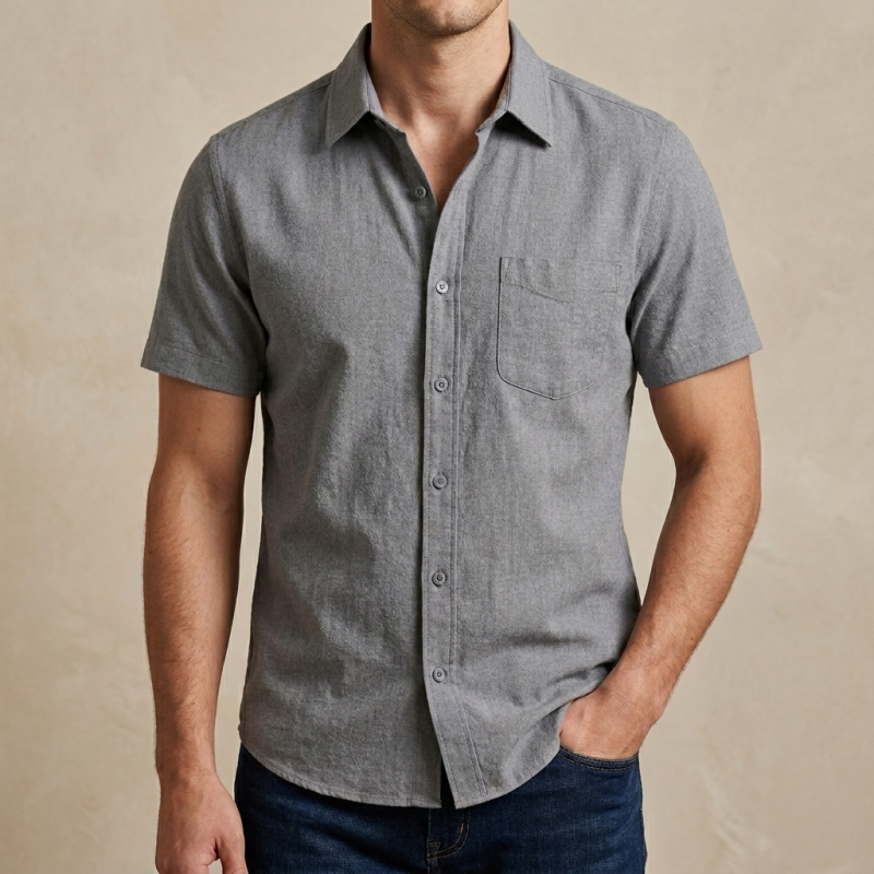 kaizar cotton Half Sleev Shirt For Men's