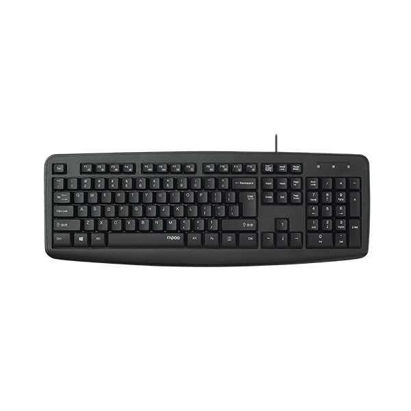 Rapoo NK2600 USB Wired Keyboard – Black