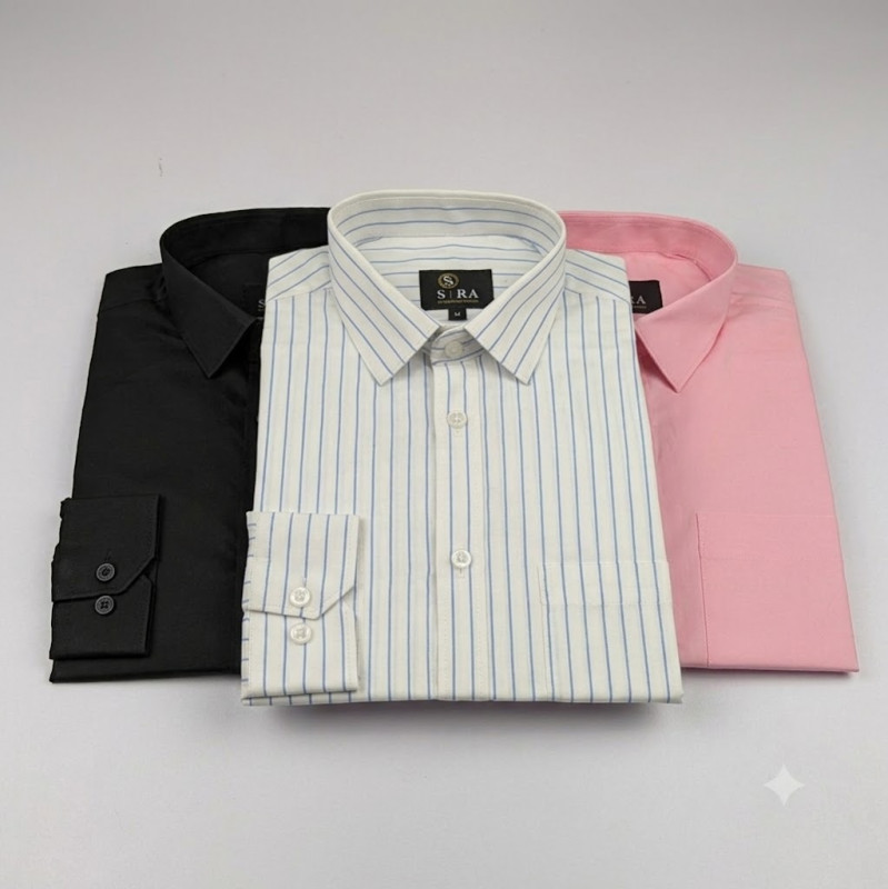 Premium Formal Shirt 3 Pcs Combo