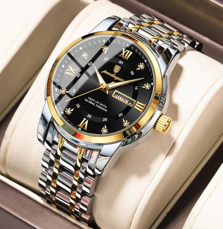 POEDAGAR 936 Luxury Men’s Watch (City Lock)