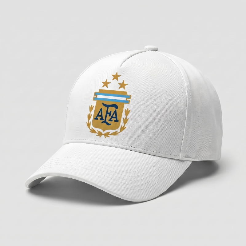 Premium White Argentina AFA Supporter Cap (3 Stars)