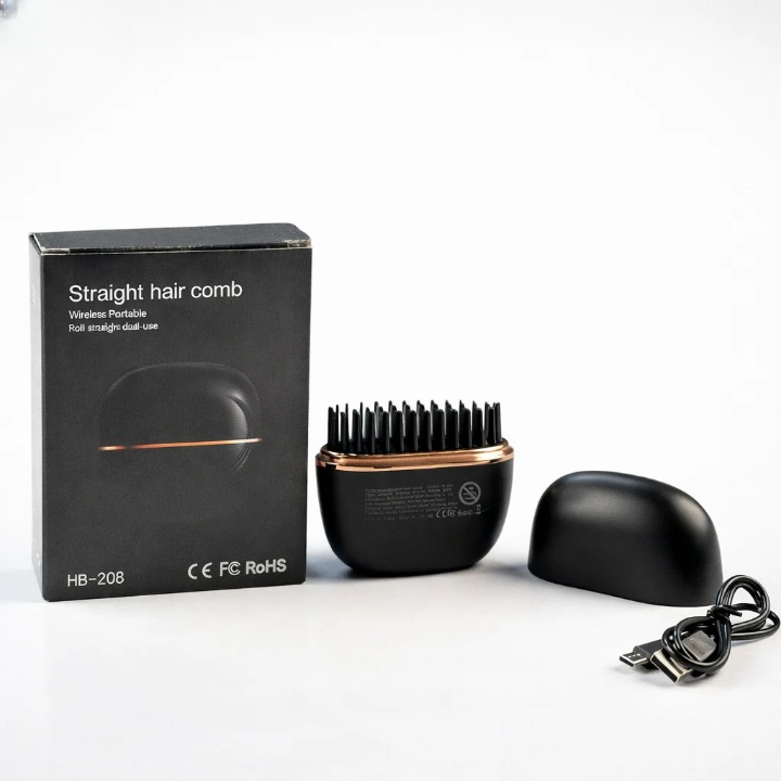 HB-208 Portable wireless straight hair comb