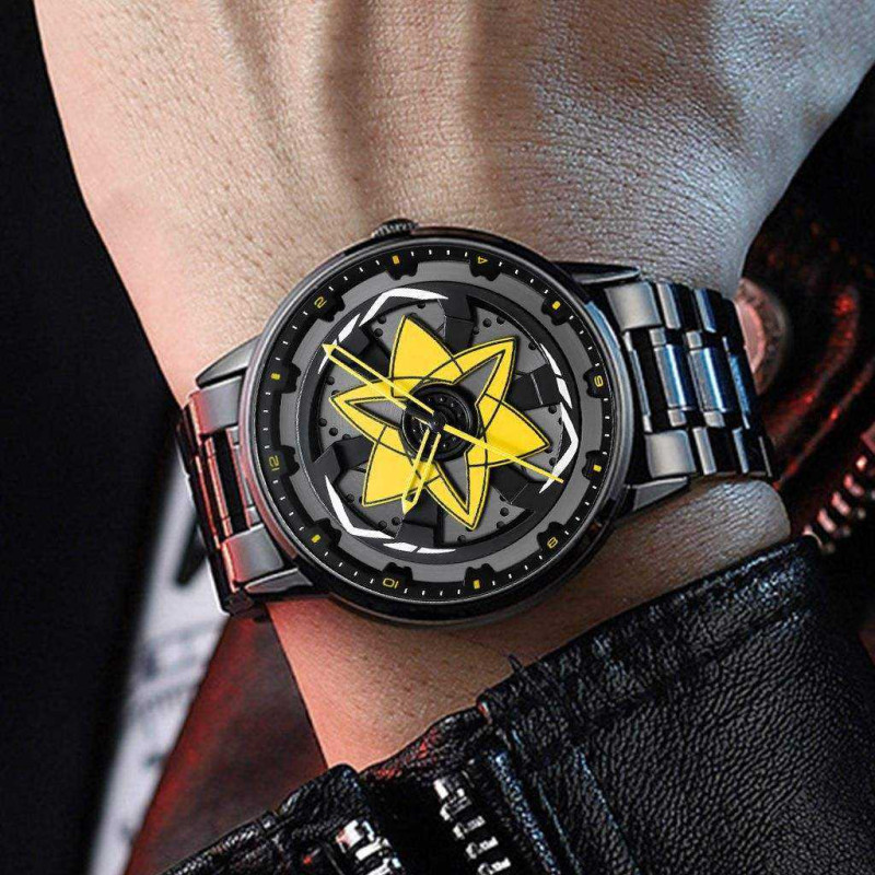 Wheel Rim Rotating Watch